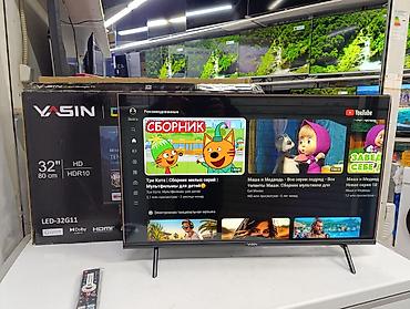 Телевизоры: Смарт-телевизор YASIN 32" (80 см) с Google TV - Платформа: Google TV — 9