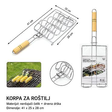 KMT Kukuruz na roštilju 2406336 Metalni držač namenjen uspravnom