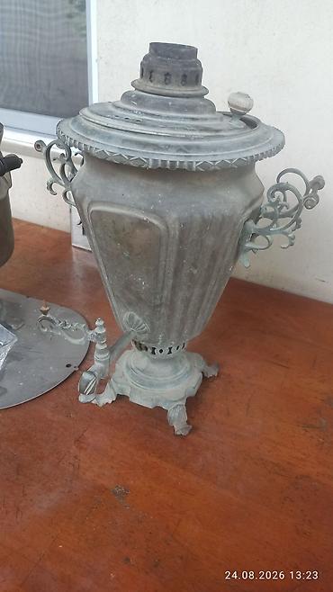 findiq ləpəsi: Qədimi samovar təmirə ehtiyacı var - Material: tökmə metal (dözümlü — 2