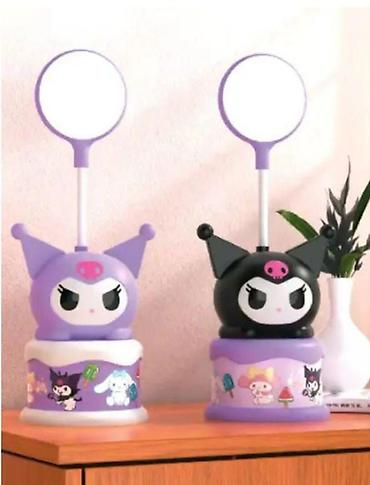 Oyuncaqlar: Kuromi temalı LED masa lampası və gecə işığı - Şirin Kuromi fiqurlu — 3