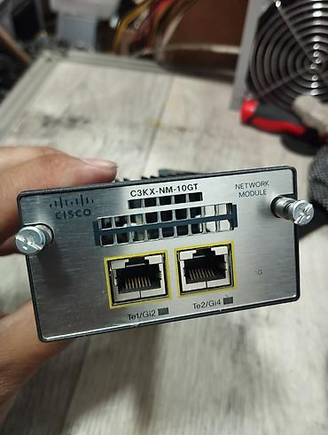 коммутаторы cisco sb: Продаю модуль Cisco C3KX-NM-10GT. Уустанавливается в старшие — 1