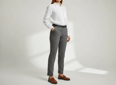 tech fleece spodnie szare: United Colors of Benetton, Material trousers for women, size L