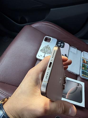 apple 5s iphone: IPhone 16 Pro Max, Б/у, 256 ГБ, Desert Titanium, Чехол, Коробка, 93 % — 6