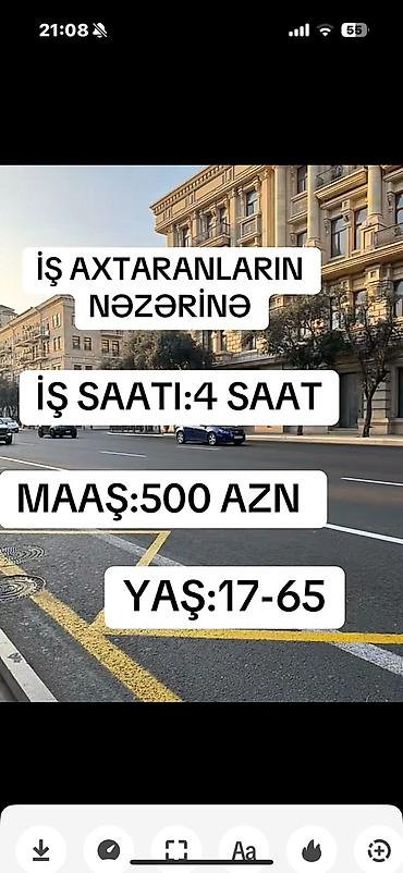 is part time: Vakansiya: qısa iş saatlı iş - İş saatı: gündə 4 saat - Maaş: 500 AZN — 1