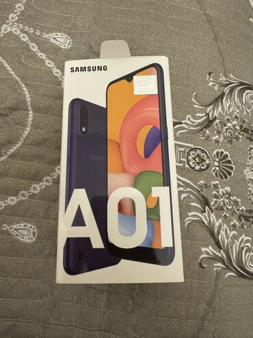 samsung a01: Samsung Galaxy A01, 16 GB, rəng - Göy