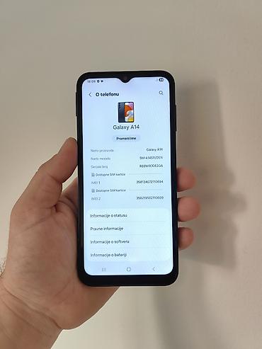lenovo ht38 cena: Samsung A14 crni dual sim sim free, sa 4/128 gb memorije. Ok očuvan i — 5