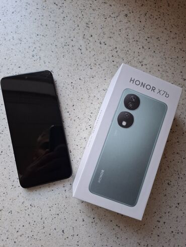 Honor X7b, 128 GB, rəng - Qara, Düyməli, Sensor, Barmaq izi
