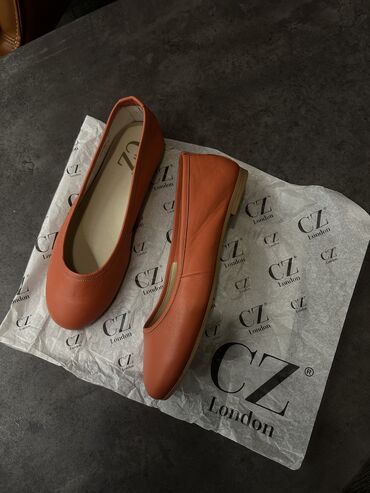 теплые носки: Туфли 40, цвет - Оранжевый