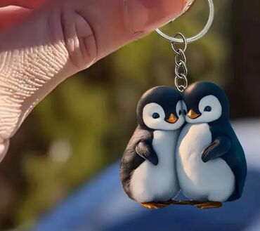 gün eynekleri: Məhsul: Pingvin cütlüklü açarlıq - Şirin pingvin balalarından