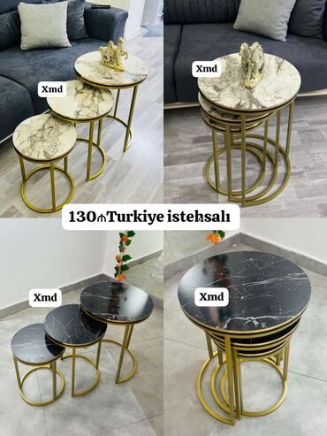 Divanlar: Jurnal masası, Yeni, Açılmayan, Şüşə, Yumru masa