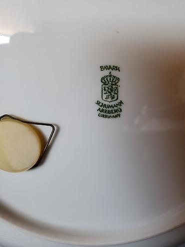 paviljoni forma ideale: Tanjir za na zid 1960 do 1970god.Bavaria. Tanjir porcelan Schumann — 10