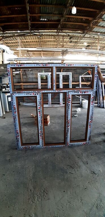 Металлопластиковые окна на заказ: Металлопластиковое окно на заказ, Тип окна: Витражные, Стандартные, Бесплатная установка, Без рассрочки — 2