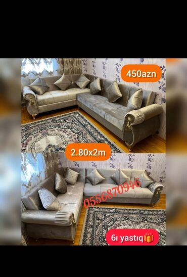 Divanlar: Künc divan, Yeni, Açılan, Bazalı, Parça, Şəhərdaxili pulsuz çatdırılma — 11