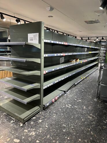 Витрины: Витрины, стеллажи, полки торговые металлические б/у, полка магазинная — 7