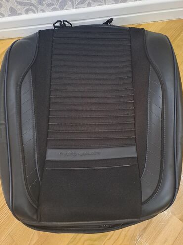 Oturacaq örtükləri: Avtomobil oturacağı üçün universal üzlüklər (komplekt) - Rəng: qara - — 3