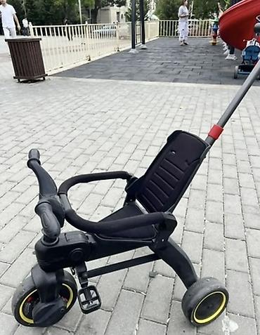 zigzag velosiped: Uşaq üçtəkərli velosipedi/puşkababı hibrid model - 3 təkərli stabil — 1
