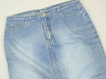 straight blue jeans: Skirt, XL (EU 42), condition - Good