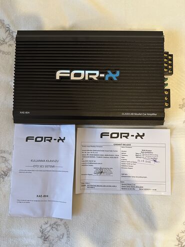Səs gücləndiriciləri: FOR-X XAE-804 for-x xae-804 bass modulyator monoblok Mehsul heccc — 9