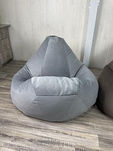 Бинбэги: Бинбэг, Новый, Самовывоз, Бесплатная доставка, Платная доставка, цвет - Серый — 6