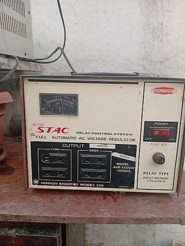 stabilizator 5000w: Стабилизатор 1500W в отличном состоянии,забирать с пос Бакиханова — 1