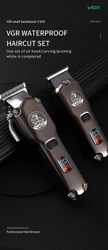 Trimmerlər və saç qırxan maşınlar: Saç qırxan maşın, Vgr, Yeni, Pulsuz çatdırılma, Ödənişli çatdırılma, Rayonlara çatdırılma — 9