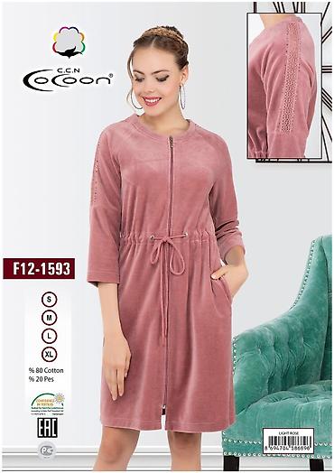 Домашние костюмы: Женские халаты Велюровые халат Тёплые халаты Модные халаты Одежда — 9