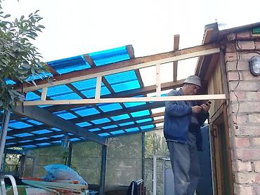 Ремонт под ключ: Ремонт частного дома. Фото работ #заборы Бишкек #установка — 5