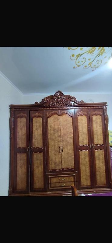 Мебель: Спальный гарнитур, Б/у, Двуспальная кровать, Турция, Дерево, Самовывоз, цвет - Коричневый — 1
