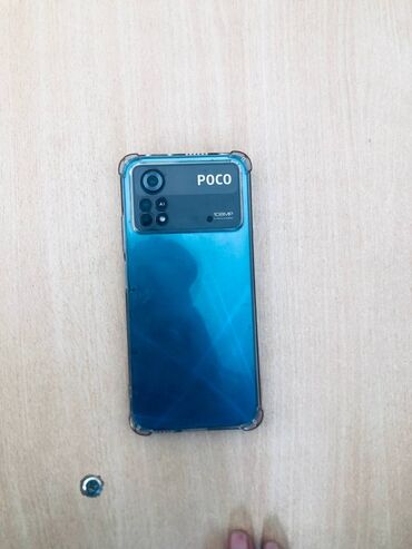 телефон бу редми 9: Poco X4 Pro 5G, Б/у, 256 ГБ, цвет - Синий, 2 SIM