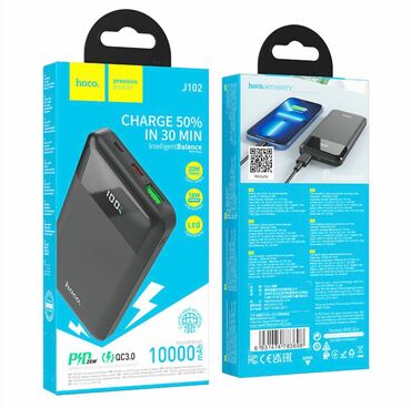 Наушники: J102 Cool figure, портативный аккумулятор, 10000mAh, один Type-C и