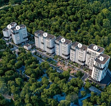 рассрочку квартиру: 3 бөлмө, 73 кв. м, Элитка, 6 кабат, ПСО (өзү оңдоп түзөтүп бүтүү үчүн)