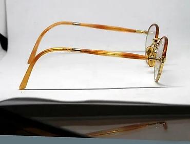 Naočare: Vintage dioptrijski ram OVAL u boji ćilibara. Vintage dioptrijski ram — 5