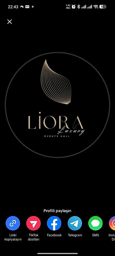 məzar: Liora Luxury Events Hall – Xanım ofisiant axtarılır İş rahatdır digər — 1