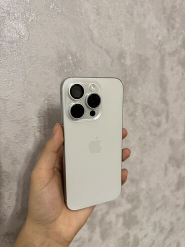 керамик про: IPhone 15 Pro, White Titanium