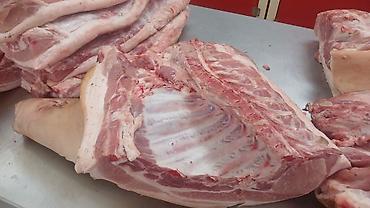 Свинина: Свинина. Опт от 10 кг. - Ассортимент: полутуши, грудинка/бекон с — 6