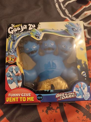 nerf oyuncaq silahlar: Heroes of Goo Jit Zu – Deep Goo Sea fiquru - Model: üç başlı mavi — 1