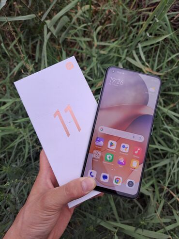 телефон ми 11: Xiaomi, Mi 11 Lite, Б/у, 128 ГБ, цвет - Белый, 1 SIM, 2 SIM