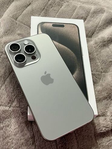телефоны без регистрации: IPhone 15 Pro Max, Колдонулган, 1 ТБ, Коргоочу айнек, Каптама, Куту, 95 %