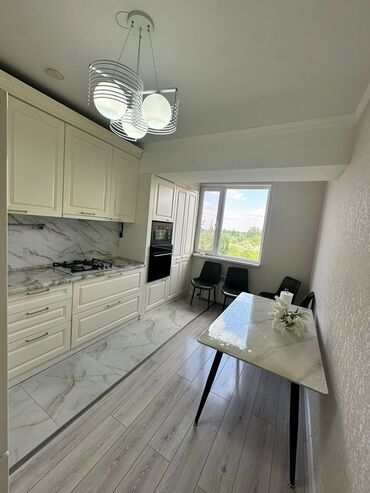 купить квартиру в строящемся доме в бишкеке: 2 бөлмө, 70 кв. м, Элитка, 5 кабат, Евроремонт