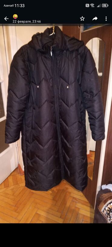 мужская куртка: Gödəkçə 2XL (EU 44), 3XL (EU 46), 4XL (EU 48), rəng - Qara