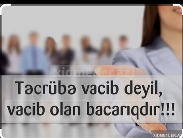 xestexanaya isci teleb olunur: Satış məsləhətçisi tələb olunur, Yalnız qadınlar üçün, 18-29 yaş, Təcrübəsiz, Aylıq ödəniş