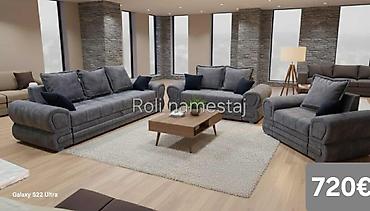 Stilske garniture: Komplet tapaciranih garnitura za dnevni boravak – moderan Chesterfield — 30