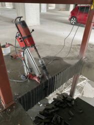 Beton işləri: Beton kəsmə beton deşmə xidməti Karot - HILTI DD 200 / 350 ilə 25 ° — 17