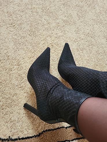 батильоны: Ботинки, 37, Zara, Б/у, цвет - Черный — 7
