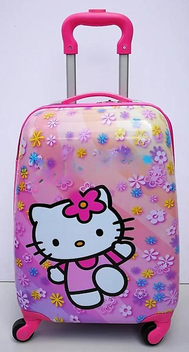 Putni koferi i torbe: Dečiji kofer na točkiće – motiv Hello Kitty - Tvrda školjka sa — 10