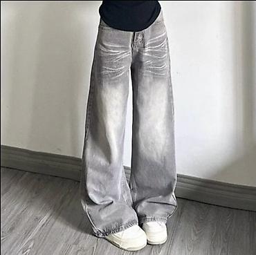 mind error jeans: Бэгги-джинсы с лёгким эффектом выцветания. Абсолютно новые, не — 3