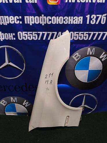 w211 e63: Крыло Переднее правое Mercedes-Benz, 2006 г., Б/у, Оригинал — 1