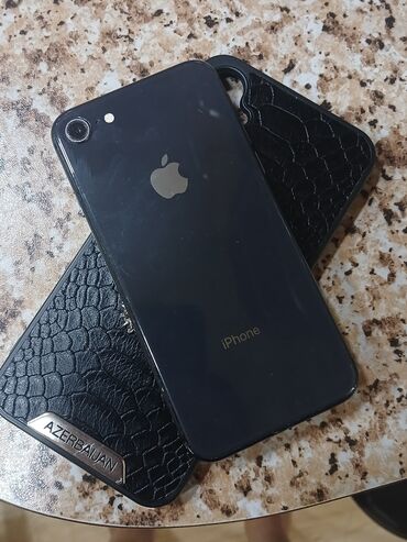 Apple iPhone: IPhone 8, 64 GB, Qara, Barmaq izi