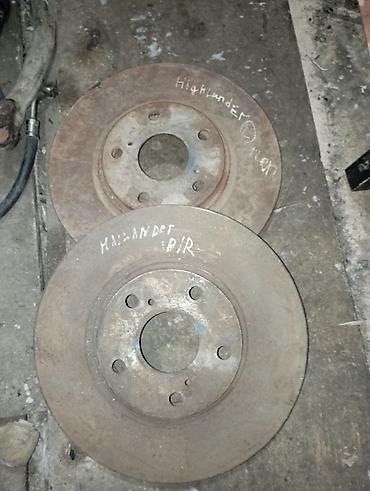 Тормозные диски: Комплект тормозных дисков Honda Б/у, Оригинал, Япония — 24