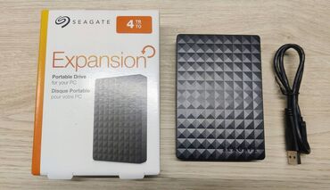 xarici sərt disk: Xarici Sərt disk (HDD) Seagate, 4 TB, Yeni